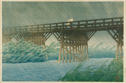 Three Prints by Kasui: